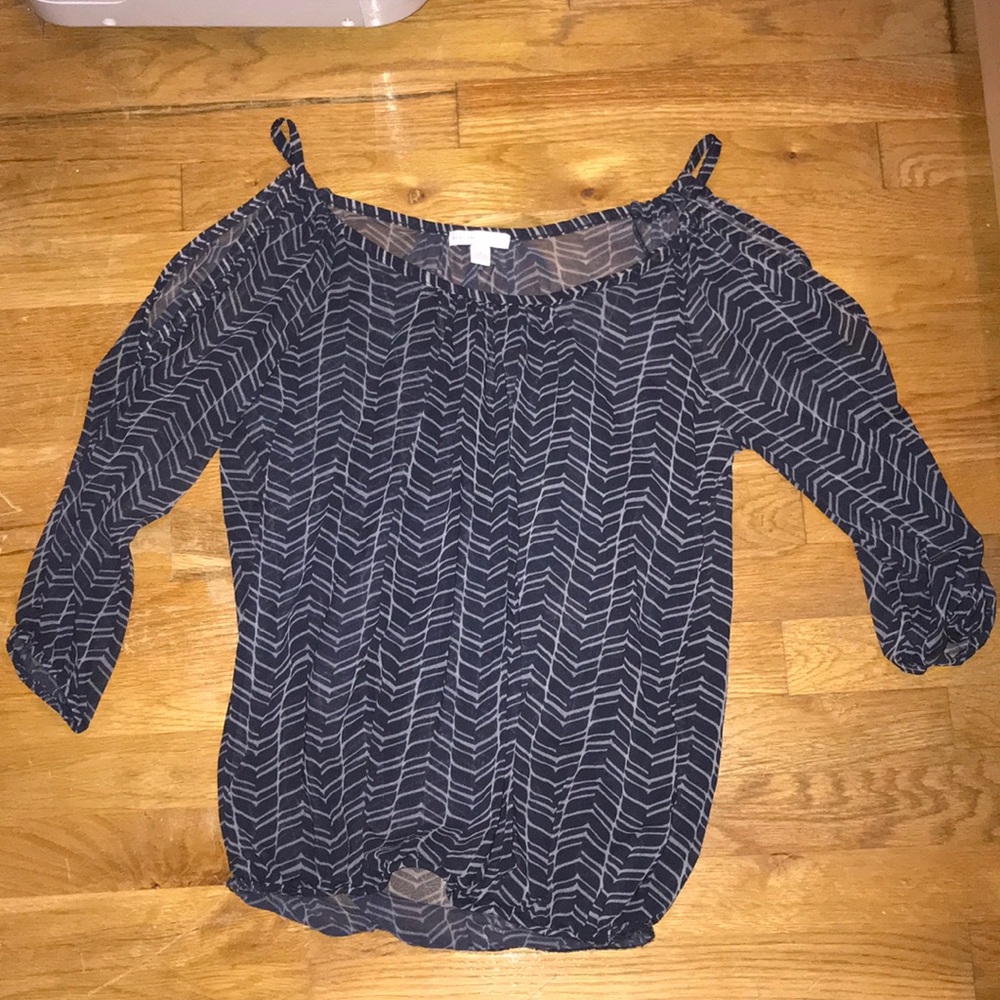 Navy blouse